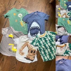 Carters jack & cat toddler boy tshirt bundle 2T
